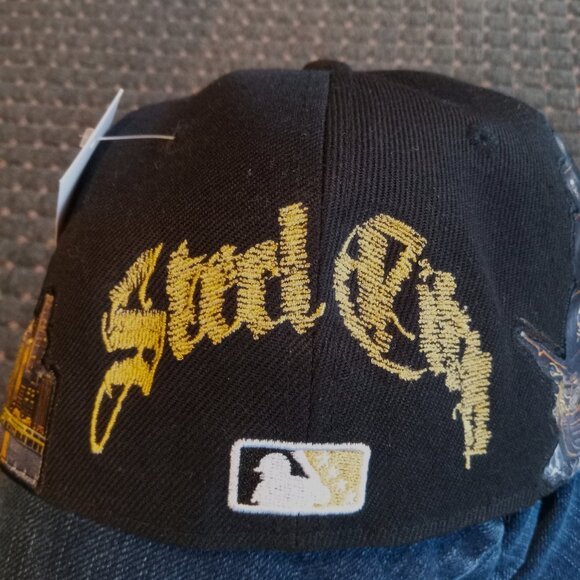 RARE FIND! New Era 59Fifty Commemorative Pittsburgh Pirate Fitted Baseball Hat - Picture 5 of 11